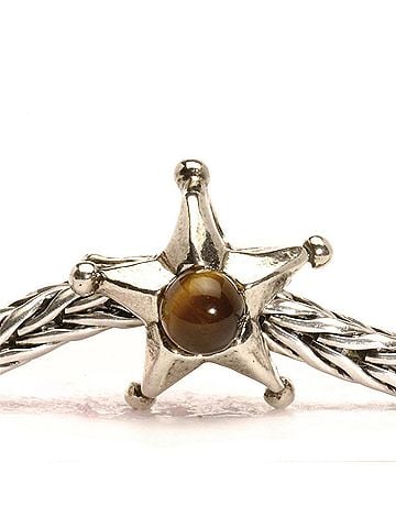 Trollbeads Women's Gemini Star Bead Charm (view 2)