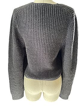 Zara Knit Square Neck Cropped Pullover Sweater (view 2)
