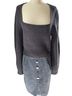 Zara Knit Square Neck Cropped Pullover Sweater - photo 6