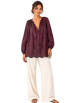 Nili Lotan Saint Tropez Top Long Sleeve Blouse (view 1)