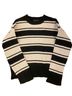 Sanctuary 100% Polyester Stripes Black Ivory Tan Pullover Sweater Size XS - photo 1