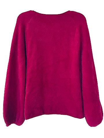 Chelsea & Violet Fuzzy Crewneck Pullover Sweater (view 2)