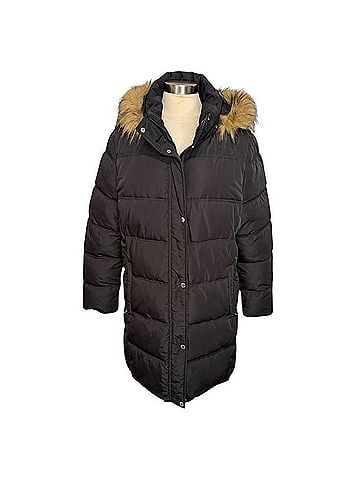 Tommy Hilfiger Down Alternative Quilted Longlines Parka Coat (view 1)
