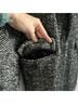 Isabel Marant 60% Wool 30% Alpaca 10% Mohair 100% Cotton Houndstooth Chevron-herringbone Black Gray Coat Size XS - photo 6
