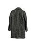 Isabel Marant 60% Wool 30% Alpaca 10% Mohair 100% Cotton Houndstooth Chevron-herringbone Black Gray Coat Size XS - photo 2