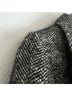 Isabel Marant 60% Wool 30% Alpaca 10% Mohair 100% Cotton Houndstooth Chevron-herringbone Black Gray Coat Size XS - photo 12