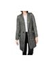 Isabel Marant 60% Wool 30% Alpaca 10% Mohair 100% Cotton Houndstooth Chevron-herringbone Black Gray Coat Size XS - photo 5