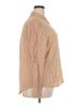 SPANX 100% Silk Stripes Tan Spanx Long Sleeve Silk Top Size 3X - photo 3