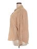 SPANX 100% Silk Stripes Tan Spanx Long Sleeve Silk Top Size 3X - photo 4