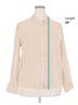 SPANX 100% Silk Stripes Tan Spanx Long Sleeve Silk Top Size 3X - photo 5
