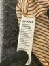 SPANX 100% Silk Stripes Tan Spanx Long Sleeve Silk Top Size 3X - photo 7
