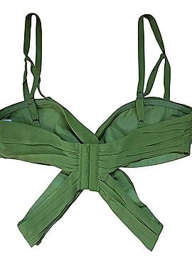 Danielle Guizio Twisted Butterfly Silk Top Sleeveless Silk Top (view 2)