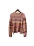 Naadam Stripes Multi Color Pullover Sweater Size L - photo 1