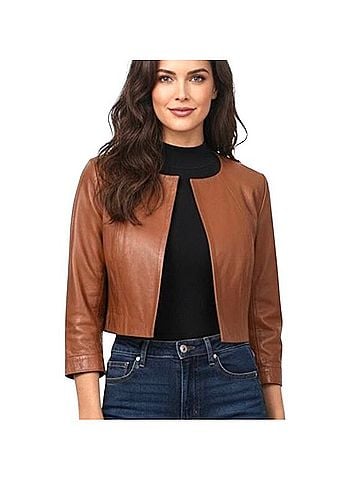 WHITE SUEDE Jacqui Demkiw Jacket (view 1)