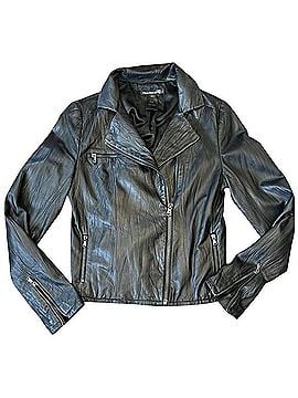 Paige Black Label Classic Leather Moto Jacket Jacket (view 1)