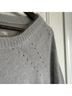 Nina Ricci 56% Angora 28% Wool 14% Polyamide 2% Cashmere 100% Silk Gray Pullover Sweater Size L - photo 5