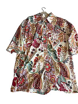 Shein Short Sleeve Button-Down Shirt (view 1)