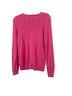 Ralph Lauren 100% Cotton Solid Pink Pullover Sweater Size L - photo 2
