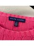 Ralph Lauren 100% Cotton Solid Pink Pullover Sweater Size L - photo 3