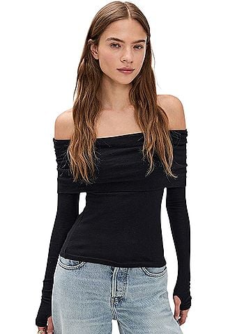 Enza Costa Long Sleeve Top (view 1)