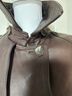 Calvin Klein 100% Leather Brown Leather Jacket Size S - photo 6