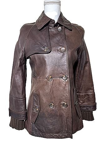 Calvin Klein Leather Jacket (view 1)