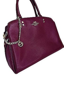 Coach Lillie Carryall Medium Leather Satchel (view 2)