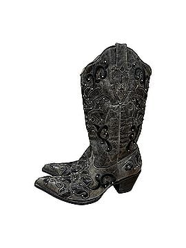 Corral Boots Distressed Leather Studded Western Boots (view 1)