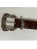 Brighton 100% Leather Brown Black Belt Size 30 - photo 13