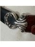 Brighton 100% Leather Brown Black Belt Size 30 - photo 12