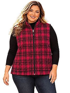 Woolrich Red Black Hunt Vest (view 1)