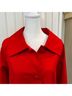 Pendleton 97% Cotton 3% Spandex 100% Polyester Solid Red Coat Size S - photo 4