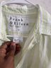 Frank & Eileen Button-up Shirt Small Chartreuse Green Stripe Button-Down Shirt - photo 4