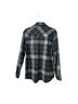 Freedom Foundry Plaid Blue Gray Green Button-Down Shirt Size S - photo 2