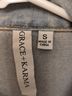 Grace Blue Denim Jacket Size S - photo 3