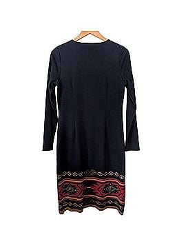 Boston Proper Southwest Long Sleeve Dress Casual Dress (view 2)