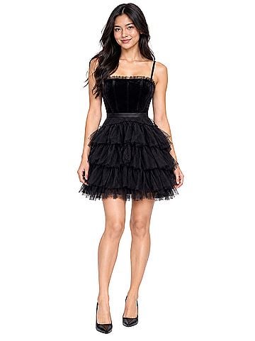 Betsy & Adam Cocktail Dress (view 1)