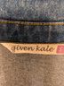 Given Kale 100% Cotton Blue Denim Jacket Size S - photo 3