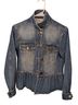 Given Kale 100% Cotton Blue Denim Jacket Size S - photo 1