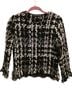 Haute Rogue Checkered-gingham Black White Gray Pullover Sweater Size S - photo 1