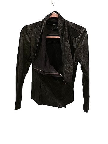 Zara Faux Leather Jacket (view 2)
