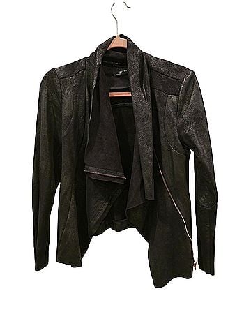 Zara Faux Leather Jacket (view 1)