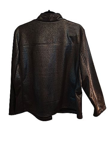 Chico's Faux Leather Jacket (view 2)