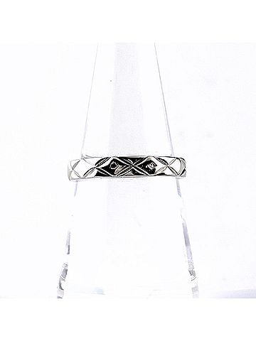 Chanel Chanel Matelassé Platinum Ring (Pt950) for Women (view 1)
