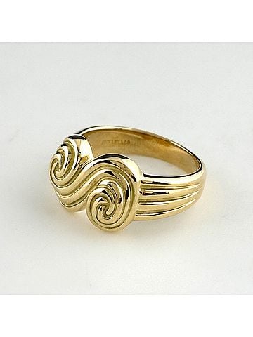 Tiffany & Co. Tiffany &amp; Co. Tornado YG Yellow Gold Ring (750) for Women (view 2)