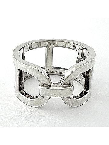 Hermès Hermes Ever Chaine d'Ancre MM Ring, approximately 925 sterling silver, women's ring. (view 2)