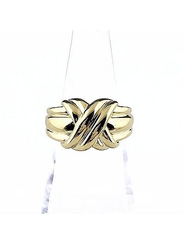 Tiffany & Co. Tiffany &amp; Co. Signature Cross Ring, Yellow Gold (750), Women's Ring (view 1)