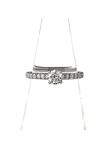 Cartier Cartier Etincelle de Half Eternity Platinum Ring (Pt950) with Diamonds - Women's (view 1)