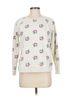 Boden Floral Ivory Boden Pullover Sweater Size M - photo 1