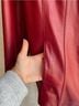 Worthington 100% Leather 100% Polyester Solid Red Jacket Size S - photo 9
